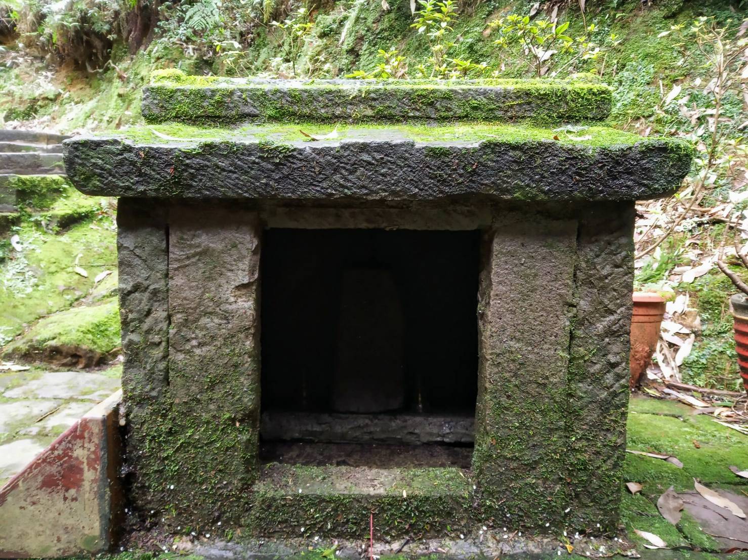 阿里山福德廟的醒世對聯