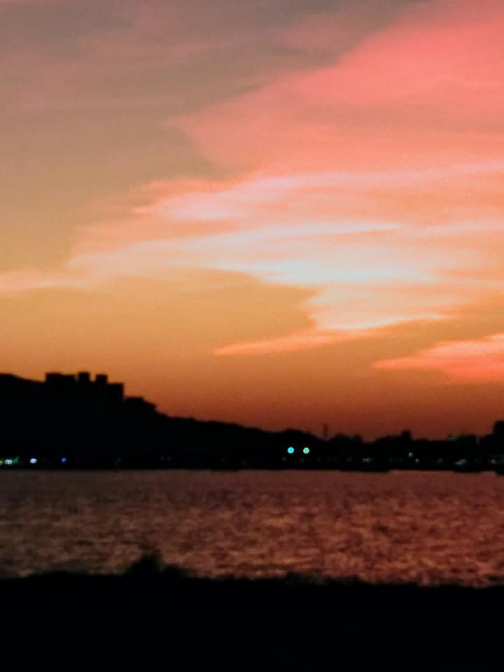 淡水天空風雲變