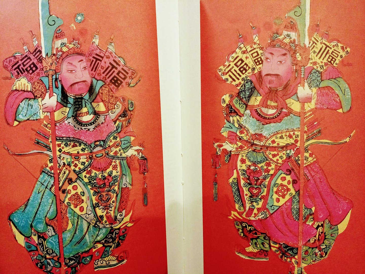 手機上傳福氣門神來報到