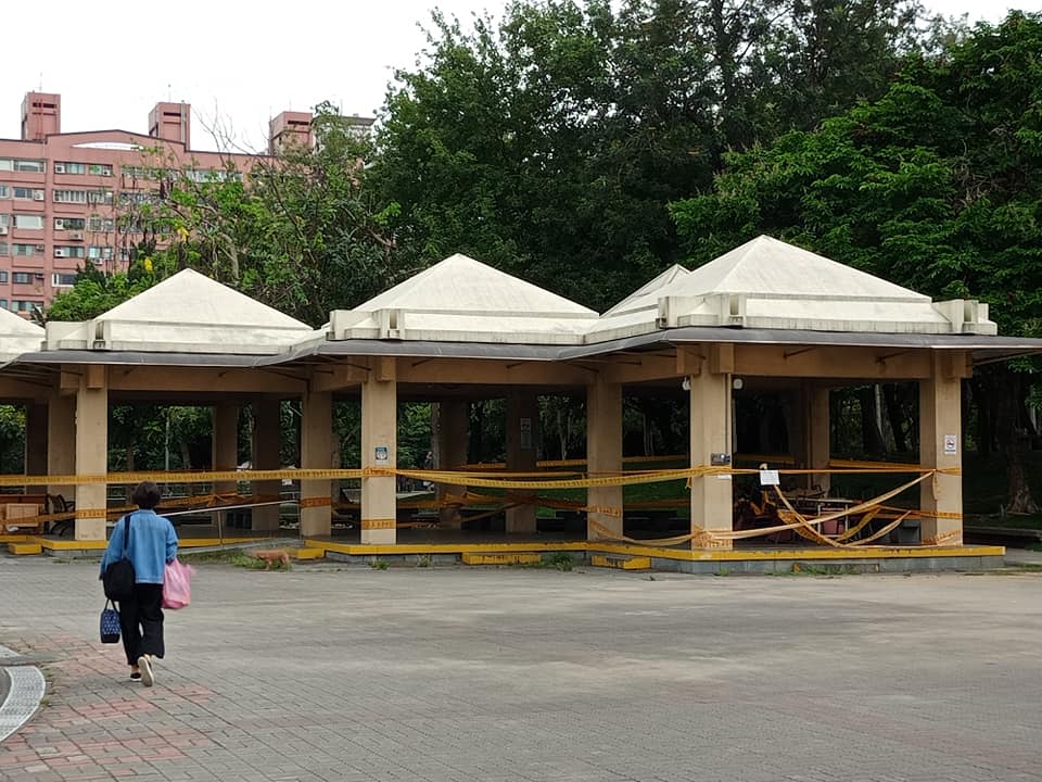 疫情肆虐公園冷清