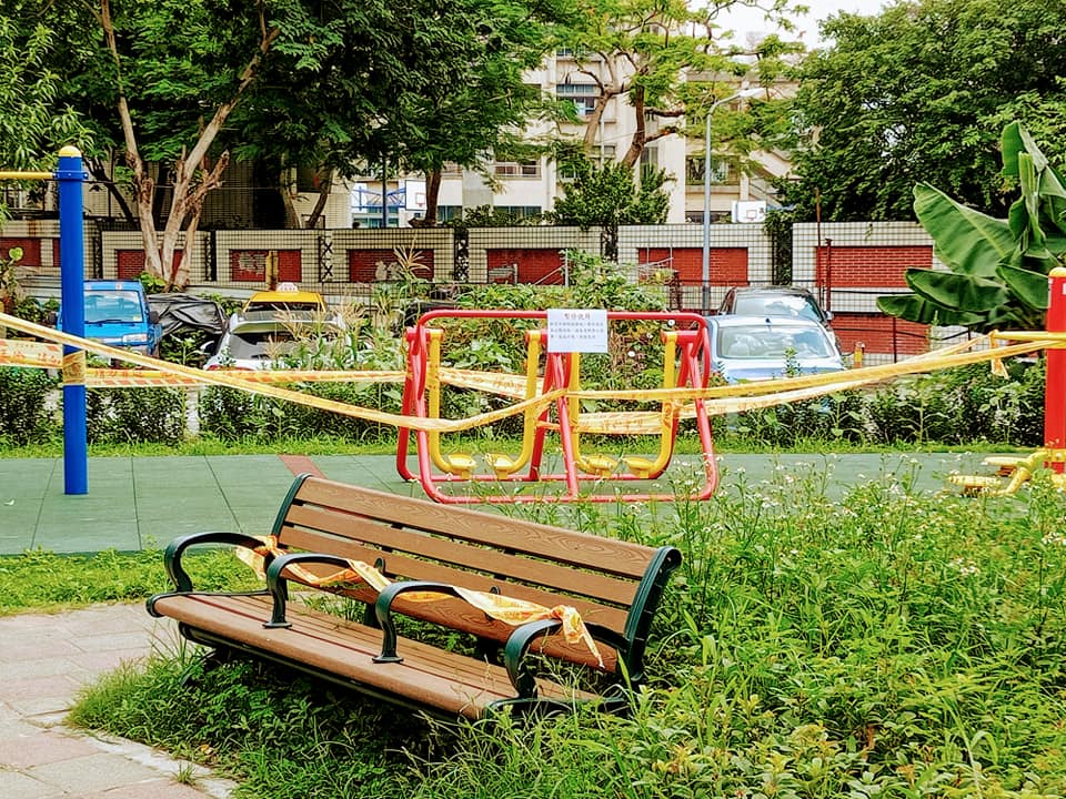 封鎖線旁的向日葵