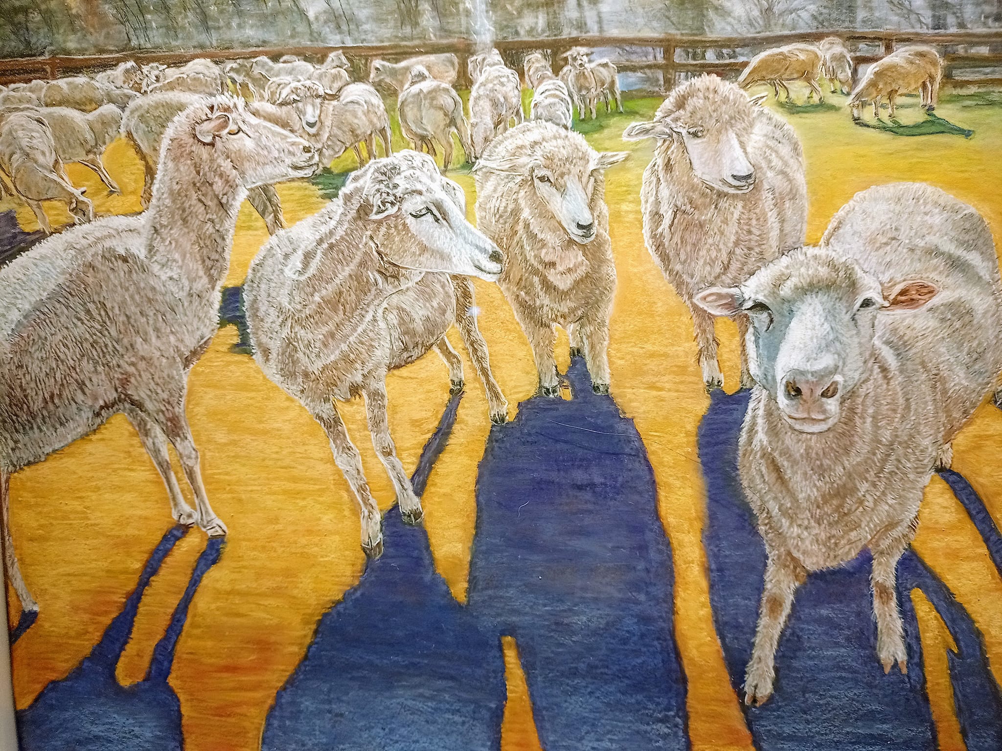 羊羊得意兩岸粉彩畫邀請展